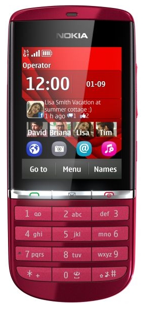 Nokia Asha 300.